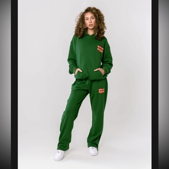 INAKA POWER EST. RELAXED SWEATS EVERGREEN - Picture 3 of 3